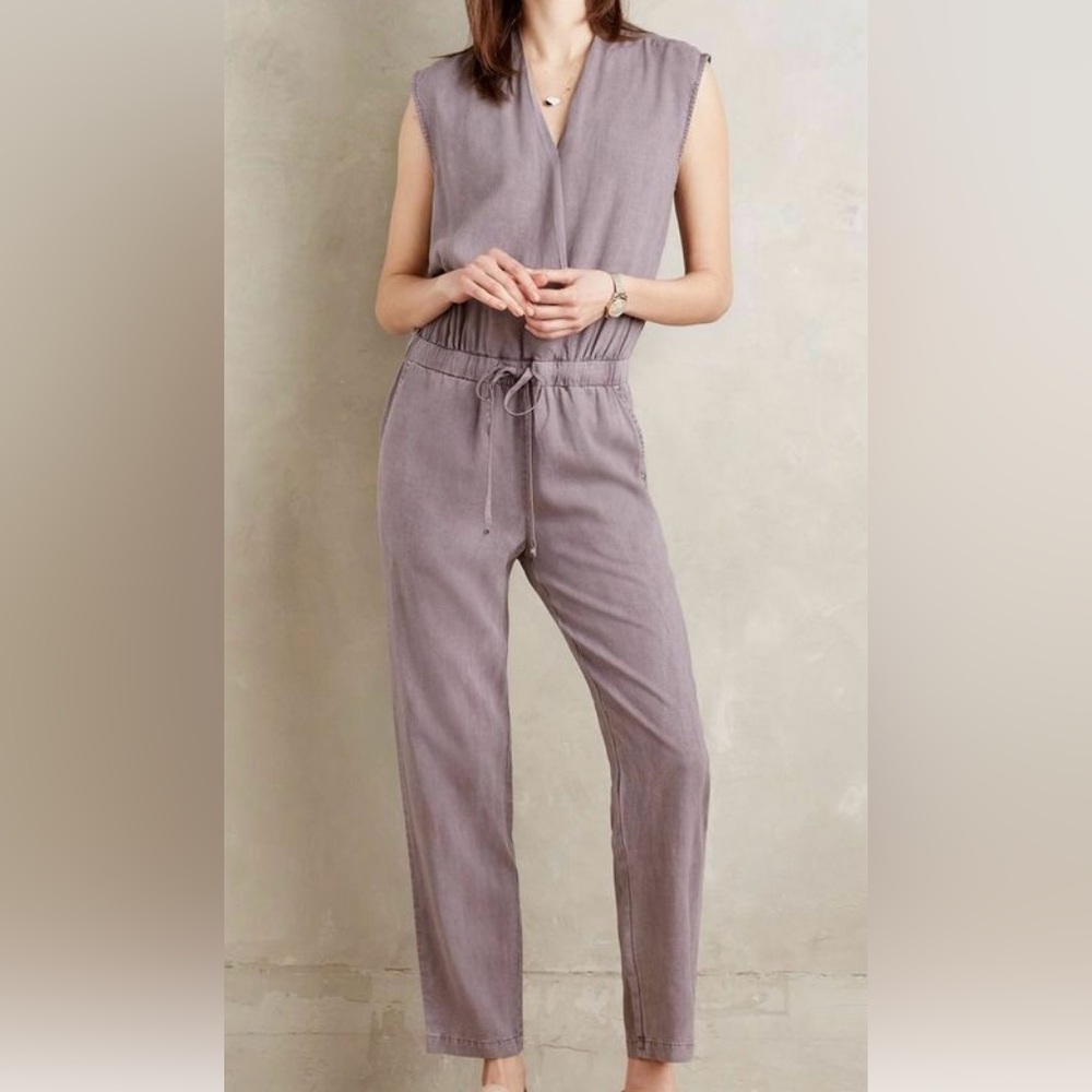 Cloth & Stone Anthropologie Lilac coloured Jumpsuit woman’s size XS